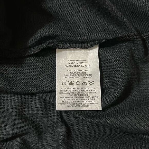 Nike S Black Logo Graphic Men’s Training Crew Short Sleeve Cotton Blend Tee - Picture 8 of 10